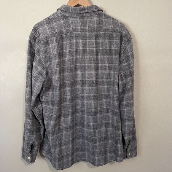 Grayers Heritage Flannel Shirt Mens XL Gray Long Sleeve Plaid Button Up - Picture 6 of 9